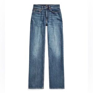 NWT Ralph Lauren size 6 waist 28, high rise straight ankle comfort stretch jeans